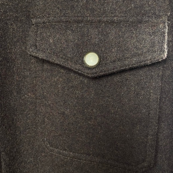 London Fog Camden Wool Blend Full Zip Jacket in Brown Size Extra Large - Picture 2 of 6